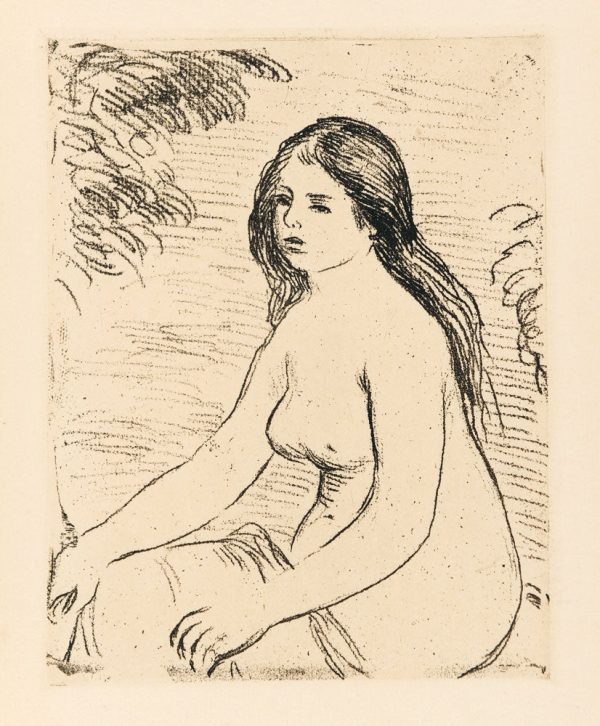 Woman Bathing, Seated Sale