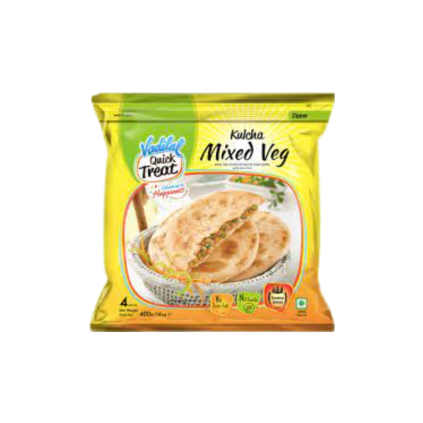 Vadilal Mixed Veg Kulcha 400g (4 pcs) Online