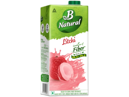 B Natural Lychee Juice  1L Fashion