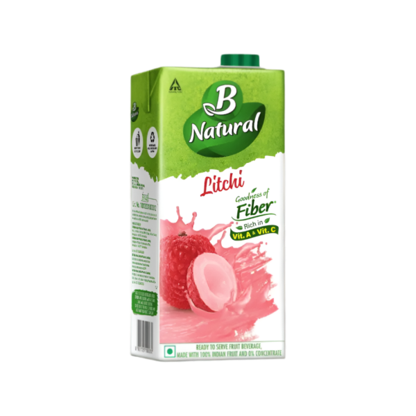 B Natural Lychee Juice  1L Fashion