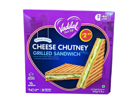 Vadilal Cheese Chutney Grilled Sandwich 165g on Sale