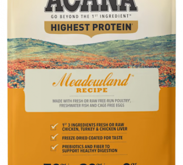 Acana Meadowland for Dogs 25 lb Online