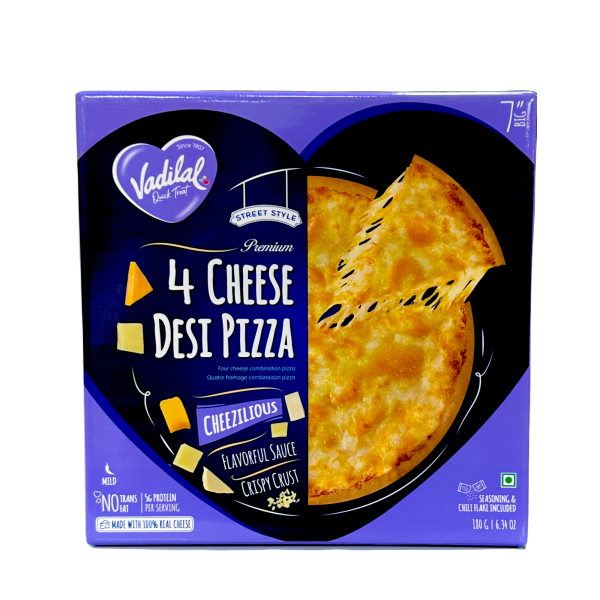 Vadilal 4 Cheese Desi Pizza 180g on Sale