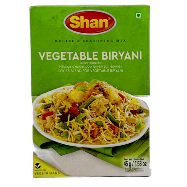 Shan Seasoning Mix Vegetable Biryani 45g For Sale