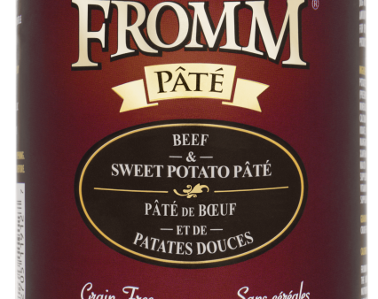 Fromm Gold Dog Can GF Beef & Sweet Potato Pate 12.2 oz. Supply