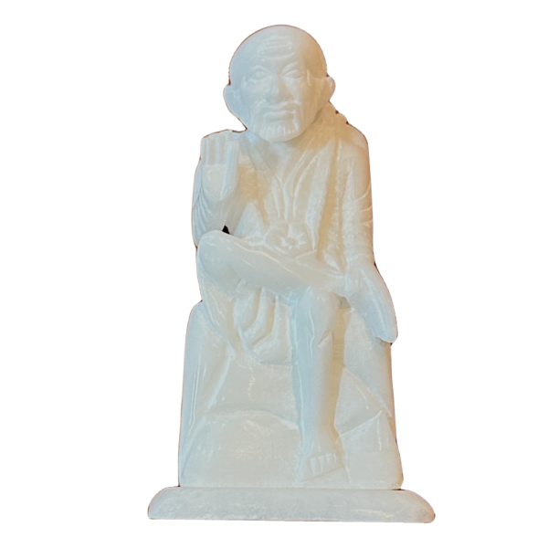 Globex Impex Sai Baba Statue 4   (Marble) For Cheap