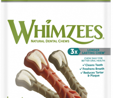 Whimzees Dental Chew Toothbrush Medium 12 pc. Value Bag on Sale