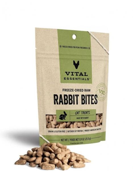 Vital Essentials Cat Treat Rabbit Bites .9 oz Discount