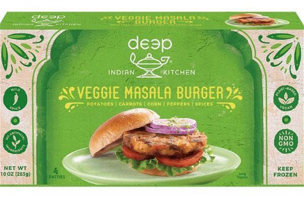 Deep Veggie Masala Burger 283g (4 Patties) For Sale