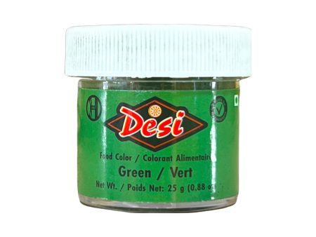 Desi Green Food Color 25g Sale