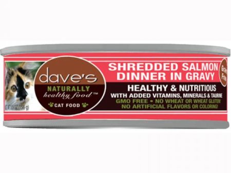 Dave s GF Cat Shredded Salmon 5.5 oz. Online