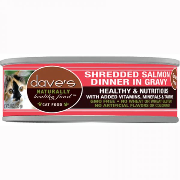 Dave s GF Cat Shredded Salmon 5.5 oz. Online