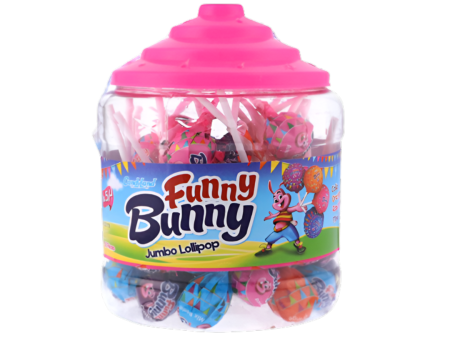 Funny Bunny Jumbo Lollipop 50 Pcs Online Hot Sale