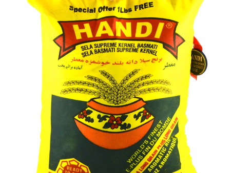 Handi Sela Supreme Kernel Basmati Rice 10lb Supply