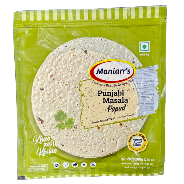 Maniarr’s Punjabi Masala Papad 200g Discount