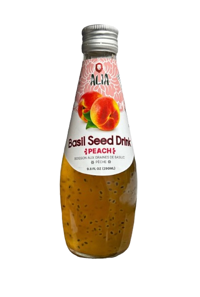 Alia Basil Seed Drink Peach 290ml Cheap