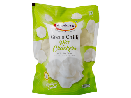 Maniarr’s Green Chilli Rice Crackers 200g on Sale