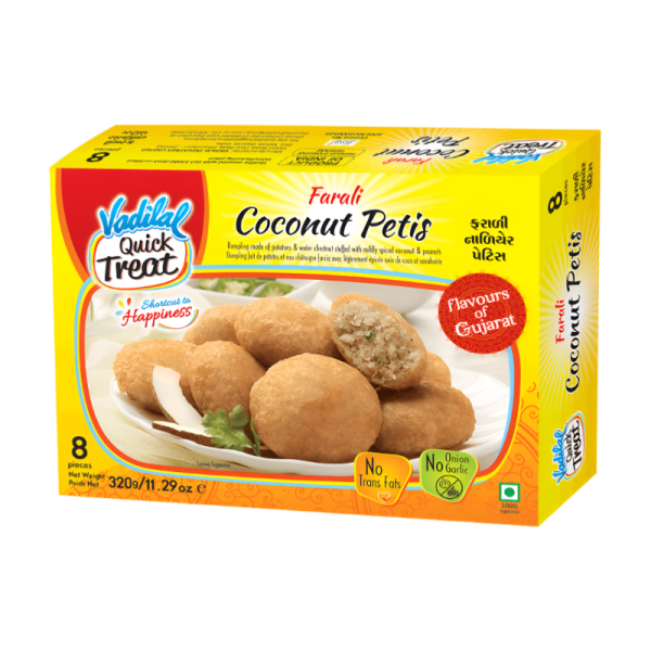 Vadilal Farali Coconut Petis 320g For Sale