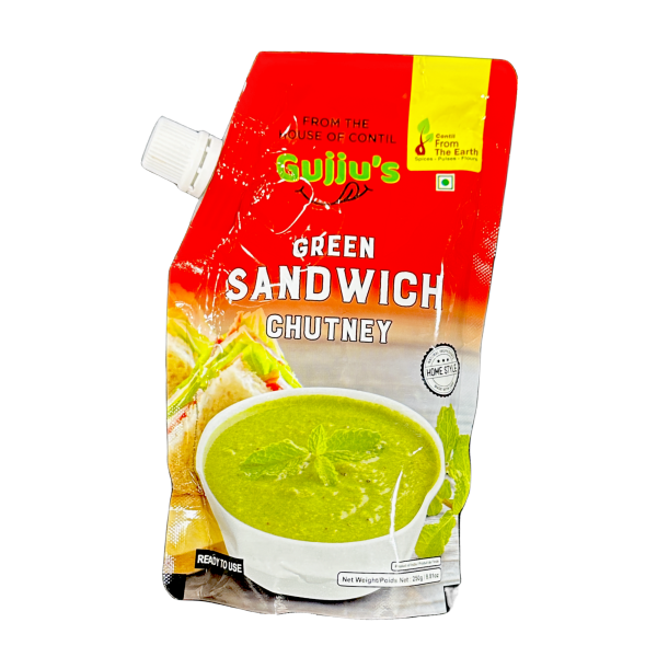 Gujju s Green Sandwich Chutney 250g For Sale