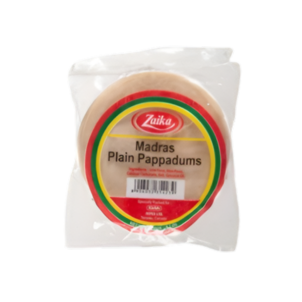 Zaika Plain Madras Pappadums 200g Online