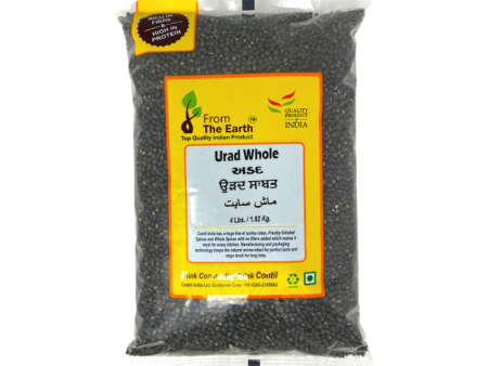 From The Earth Urad Whole Hot on Sale