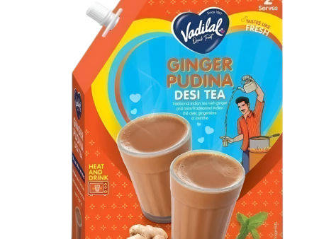 Vadilal Ginger Pudina Tea - Heat And Drink 200ml Online Hot Sale