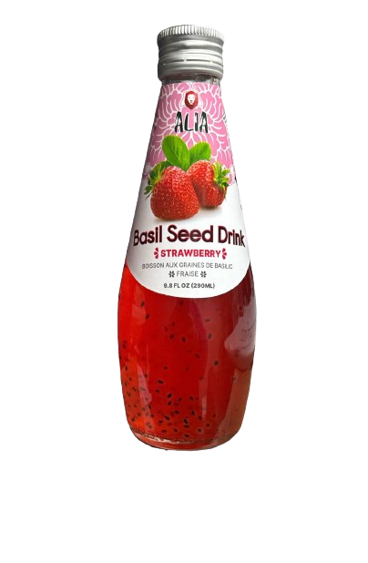 Alia Basil Seed Drink Strawberry 290ml Sale