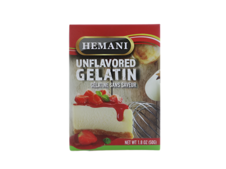 Hemani Unflavored Halal Gelatin Powder 50g Cheap