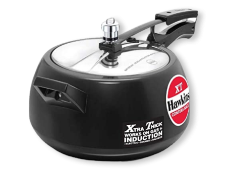 Hawkins Contura Black Xtra Thick pressure cooker 5 Litre Fashion