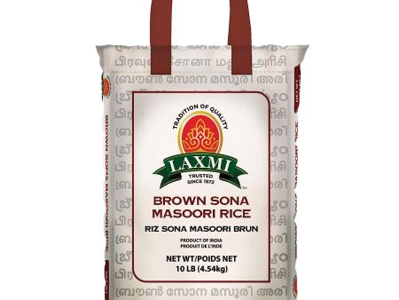 Laxmi Sona Masoori Brown RIce 10lb Discount