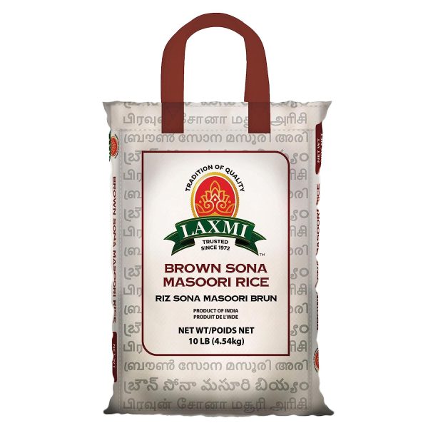 Laxmi Sona Masoori Brown RIce 10lb Discount