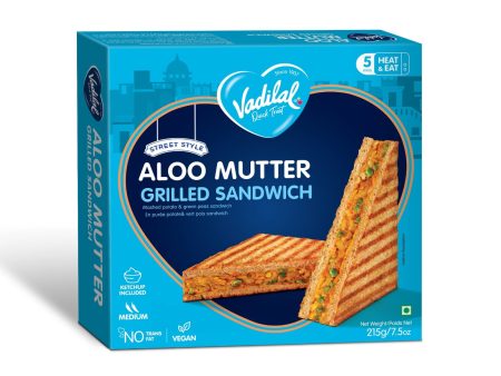 Vadilal Aloo Mutter Grilled Sandwich 215g Online Hot Sale