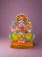 Ganesh Statue Colored 8  (Eco-Friendly) For Discount