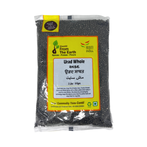 From The Earth Urad Whole Hot on Sale