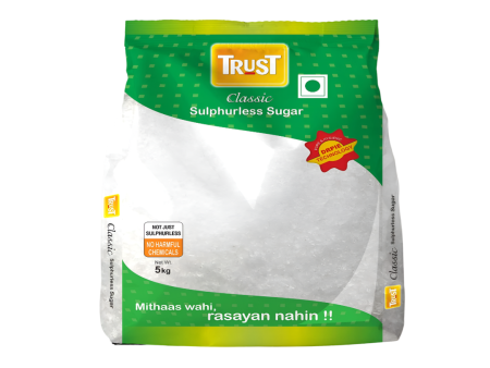 Trust Sulphurless Refined Sugar 5kg For Discount