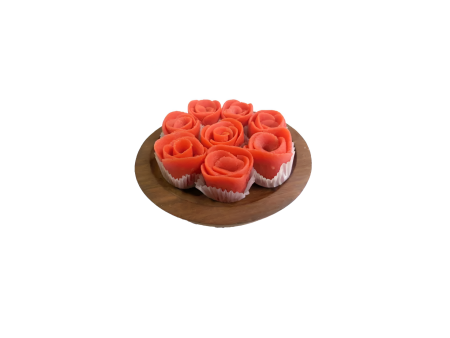 Red Rose Kaju-Mawa Sweet (Cashew-Khoa Sweet) Discount