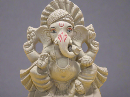 Ganesh Statue Plain 8  (Eco-Friendly) Supply