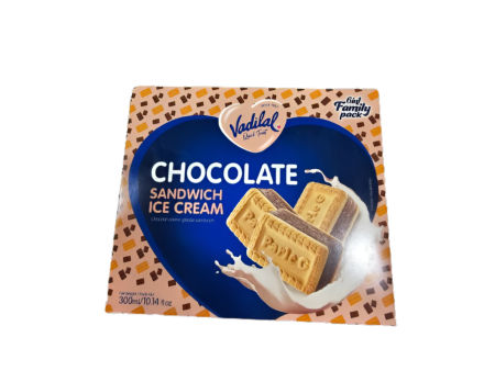 Vadilal Chocolate Sandwich Ice Cream 300ml For Cheap