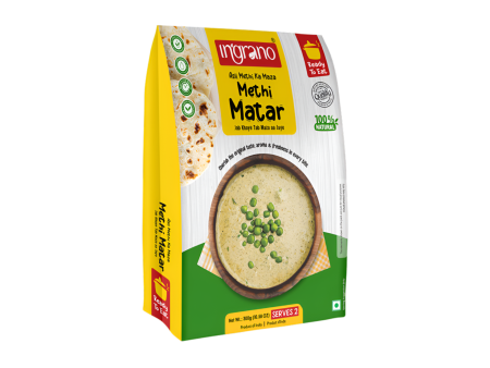 Ingrano Ready To Eat Methi Matar 285g For Discount