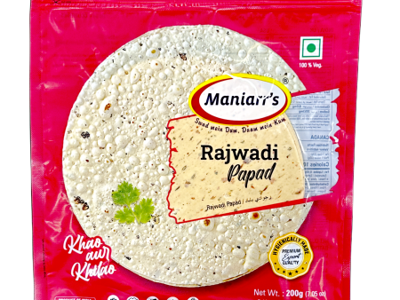 Maniarr’s Rajwadi Papad 200g on Sale