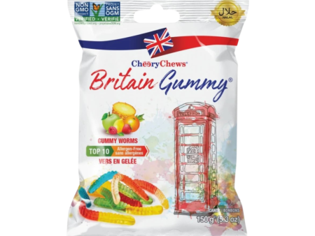 Britain Gummy Gummy Worms 150g Sale