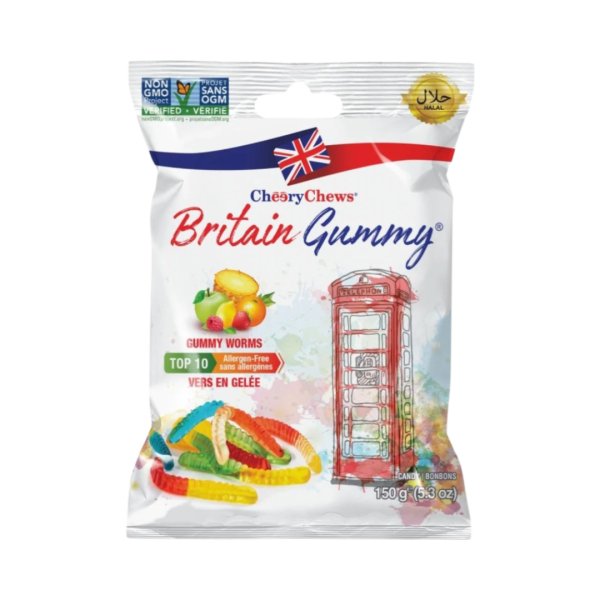 Britain Gummy Gummy Worms 150g Sale