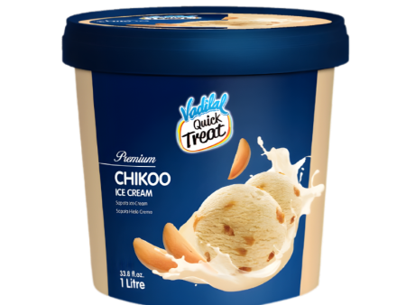 Vadilal Chikoo Ice Cream 1L For Sale