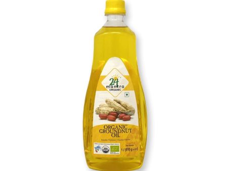 24 Mantra Organic Groundnut Oil 1L on Sale