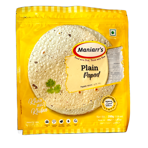 Maniarr s Plain Papad 200g Hot on Sale