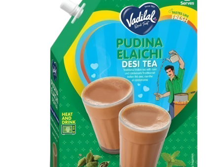 Vadilal Pudina Elaichi Tea - Heat And Drink 200ml Hot on Sale