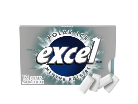 Excel Polar Ice Sugar-Free Gum (12pcs) Hot on Sale