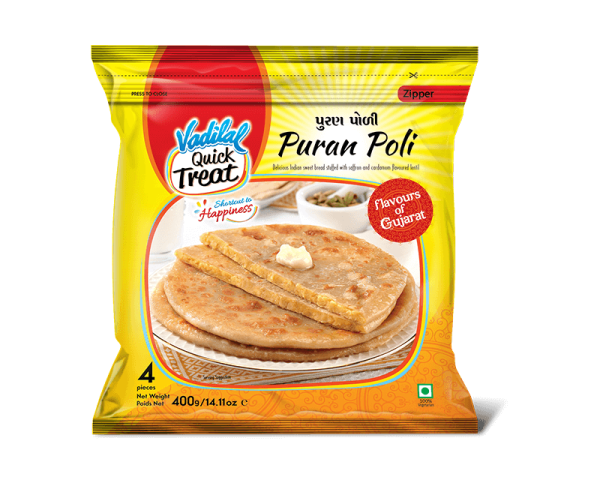 Vadilal Puran Poli 400g (4 Pcs) Discount