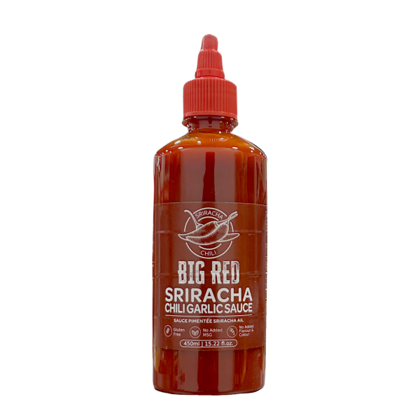 Big Red Sriracha Chili Garlic Sauce 450ml Supply