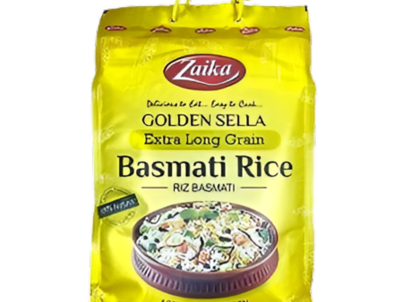 Zaika Extra Long Golden Sella Basmati Rice 10lb For Sale